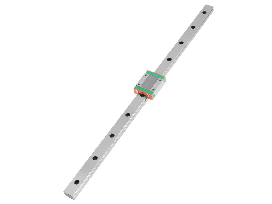 Guia Linear Miniatura Lml15b Comprimento 400mm Largura 15mm Bloco Deslizante