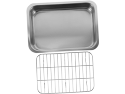 Para Forno Com Bandeja Porta Utensílios Prática Gokoco