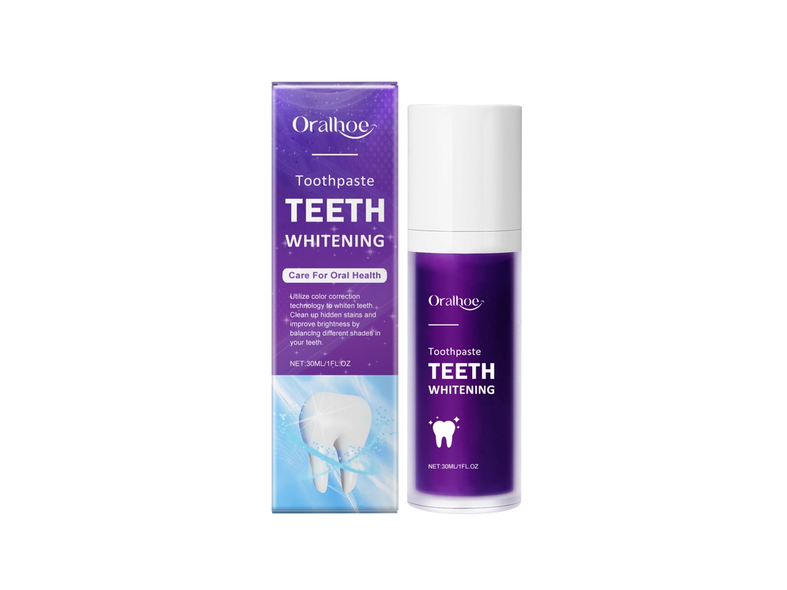Pasta de Dentes Clareadora Purple Whitening