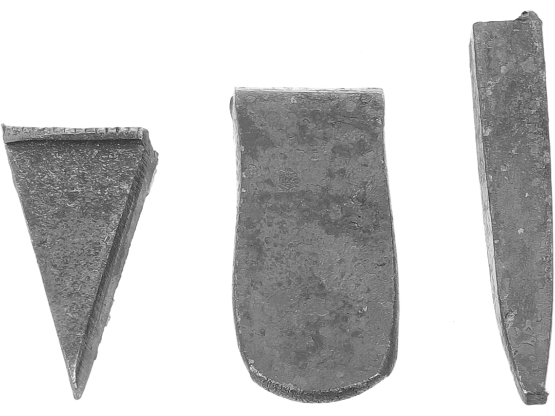 Kit de 3 Cunhas Inoomp para Martelo e Metal, com Cunhas Cônicas e Planas de Ferro, Ideais para Carpinteiros e CHABERLU