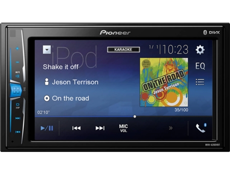 Autorrádio PIONEER MVH-A200VBT — Bluetooth | Entrada Aux | USB | 50W x4