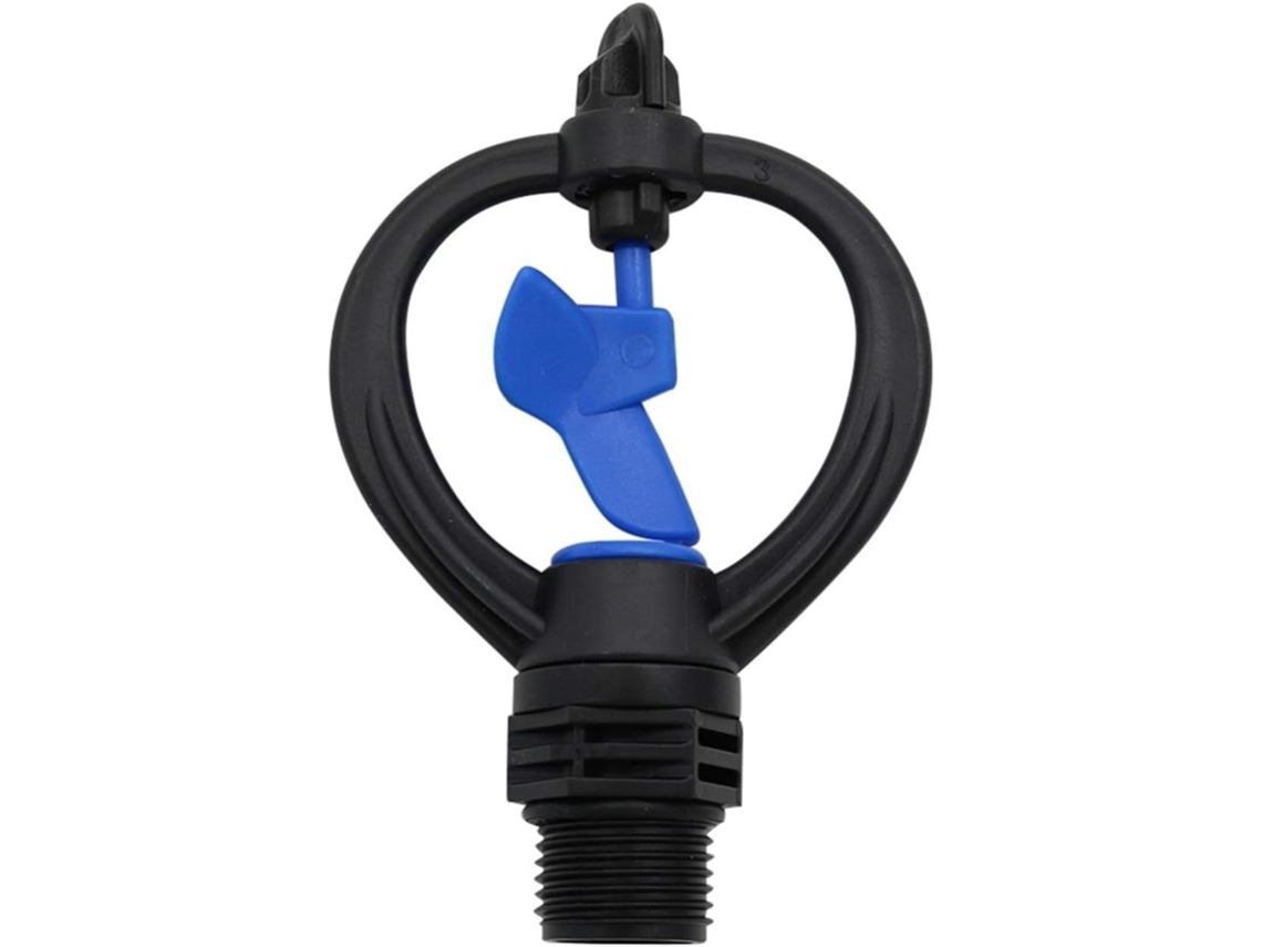 Aspersores para mangueiras de jardim com aspersor rotativo de 1/2" | S/MARCA