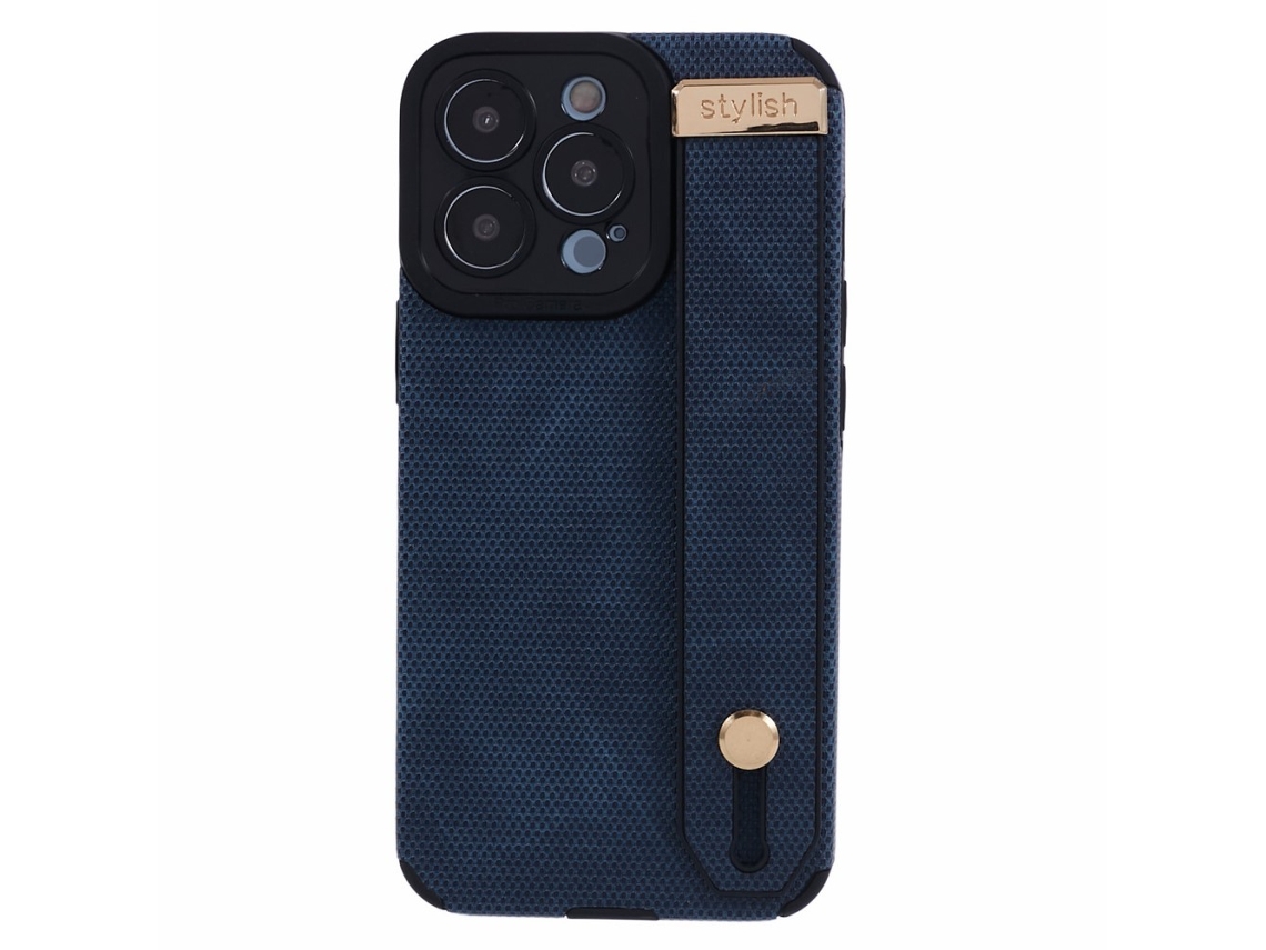 Suporte Casa Para Iphone 13 Pro Pele Sintética Bege