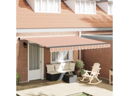 Vidaxl Toldo Retrátil Multicolor 400 × 300 Cm