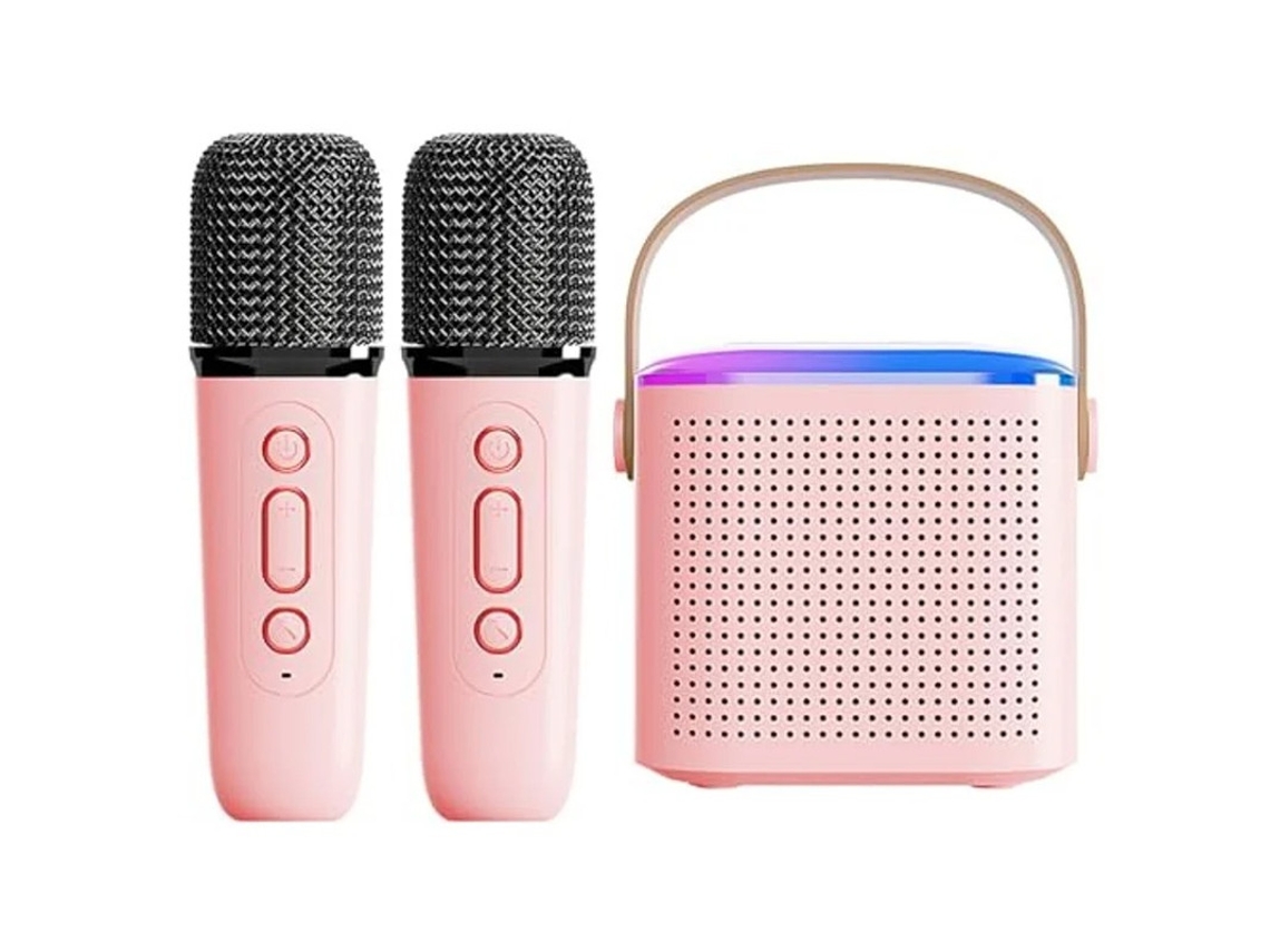 Mini Máquina De Karaokê Infantil Alto Falante Bluetooth Portátil Infantil Com Microfone Sem Fio Presente Para Meninos E Meninas 1 Pacote Yizhood