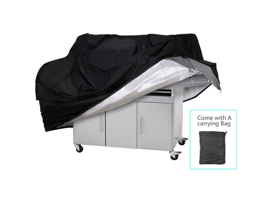 Capa para Churrasqueira Kit Impermeável e Resistente Ideal para Churrasqueiras a Gás Cor Preto (145 X 61 X 117 Cm) DUREFORWARD (toldo de Proteção)