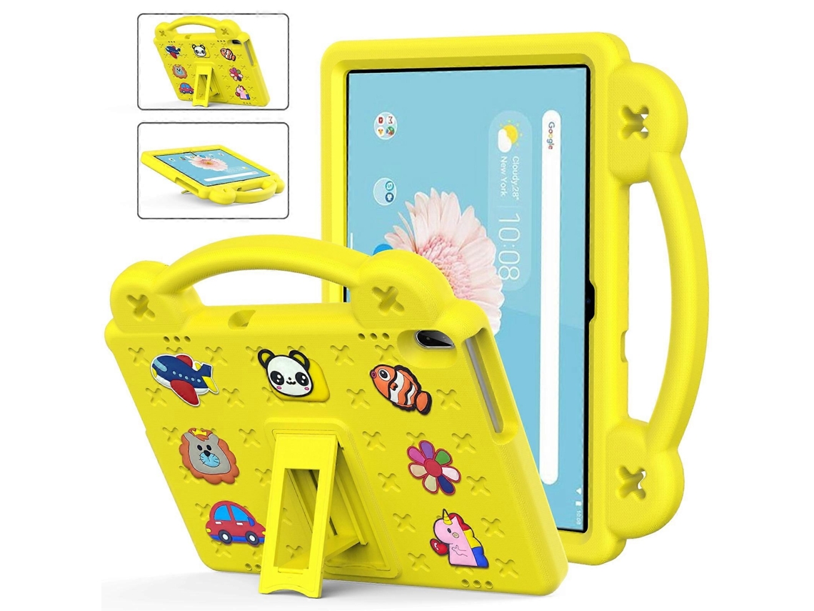 Capa Para Tablet Infantil Em Eva Resistente A Impactos Com Alça E Suporte Integrado Para Lenovo Tab M10 X605 / X505 / Tab P10 X705