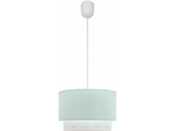 Candeeiro de Teto FABRILAMP Trazos (Azul - E27 - Máx. 60W - Tecido)