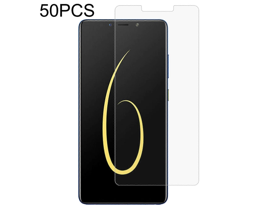 50 Unidades De Película De Vidro Temperado 9h 2.5d De 0,26 Mm Para Infinix Note 6 (50 Unidades)