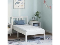 Vidaxl Colchão Branco 70 X 140 Cm Tecido Jacquard