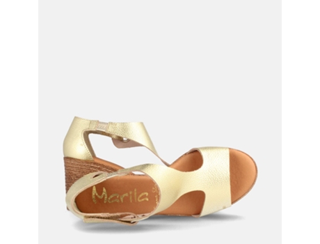 Sandálias De Mulher Marila Shoes Berlin Pele Prateado (37)