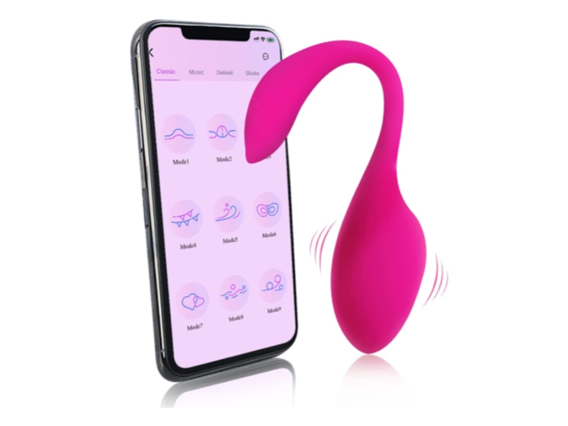Vibradores De Varinha De Aplicativo Controlados Por Bluetooth, Rosa