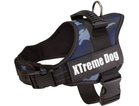 Peitoral para Cães  Xtreme Dog Camuflagem Azul (S)
