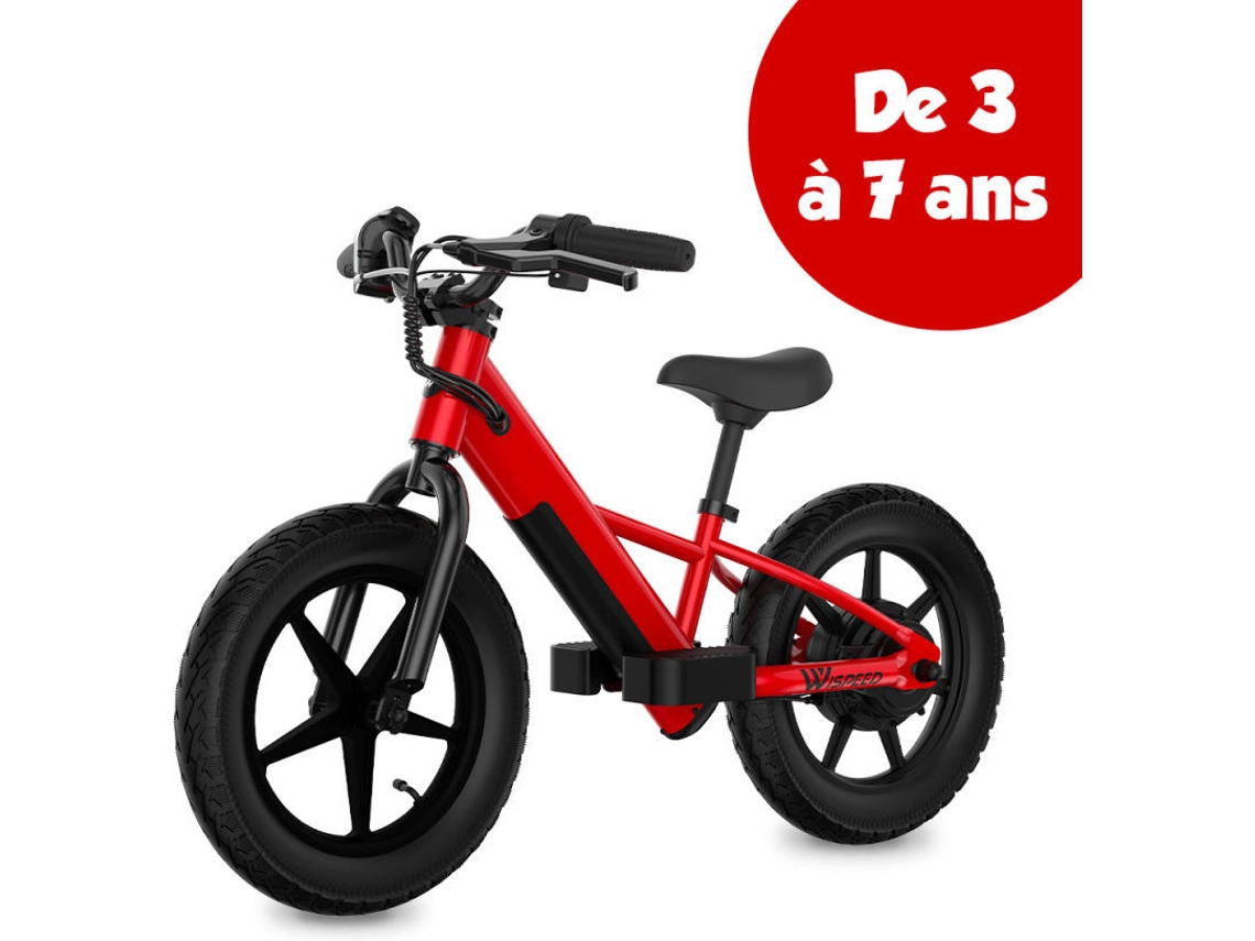 Bicicleta Elétrica sem Pedais Infantil WISPEED Wikids (Vermelha)