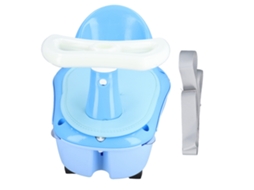 Mali assento de Banho Infantil Detachable Ajustável Multifuncional Anti deslizante para Bebê Toddler Azul
