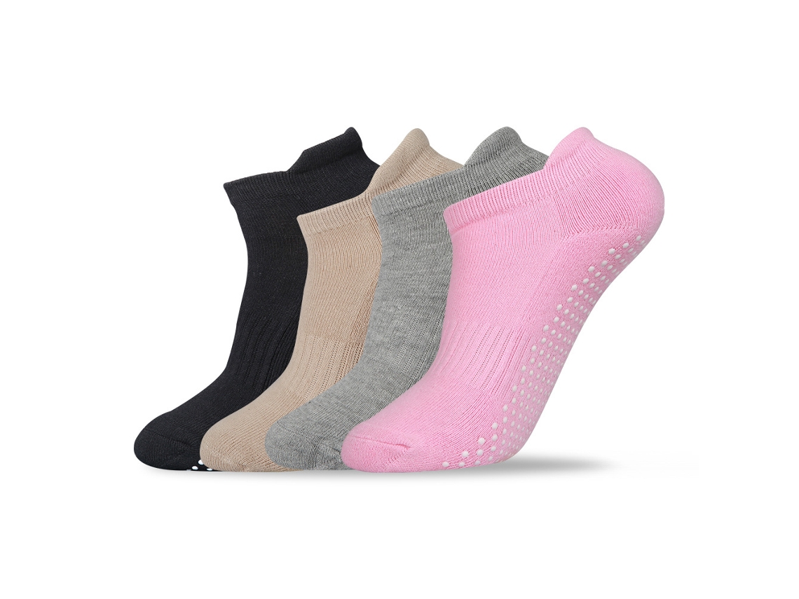 Meias de Ioga, 4 Pares, para Pilates AQUAFORGE