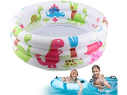 Piscina Inflável Infantil - Redonda Portátil para Família, Centro de Recreação Aquática Crianças CHABERLU