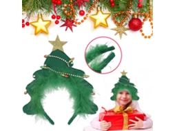 Cinto De Cabeça Com Luz 3d Criativa De Árvore De Natal