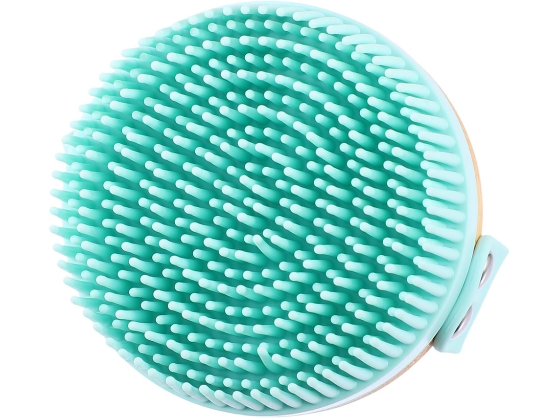 Escova De Silicone Macia E Ecológica Wooneky Para Meninos Meninas, Com Cabo, Escova De Banho Multifuncional Para Lavar