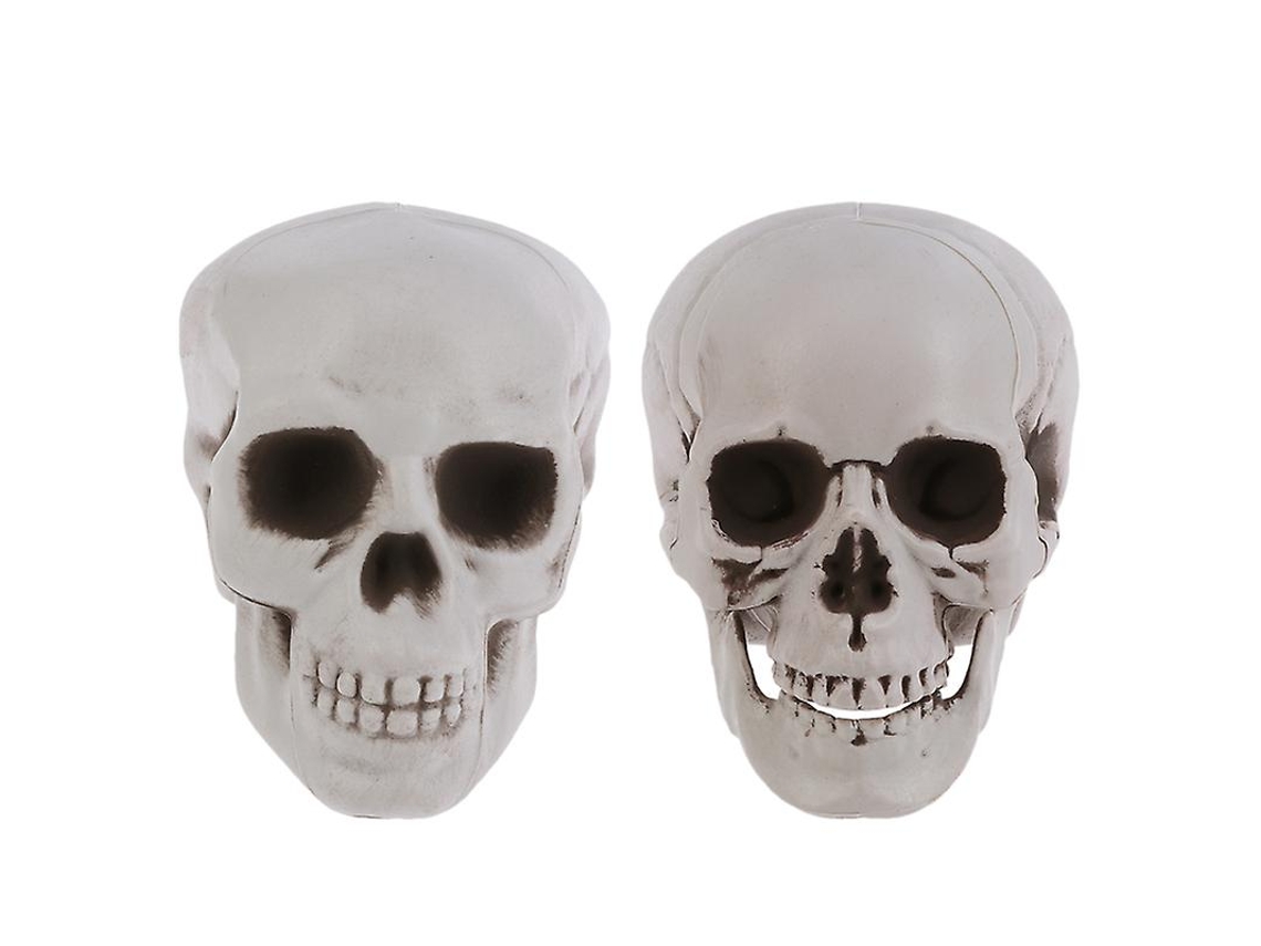 2 Peças de Crânios de Halloween para Decorações de Halloween ALLINLESS
