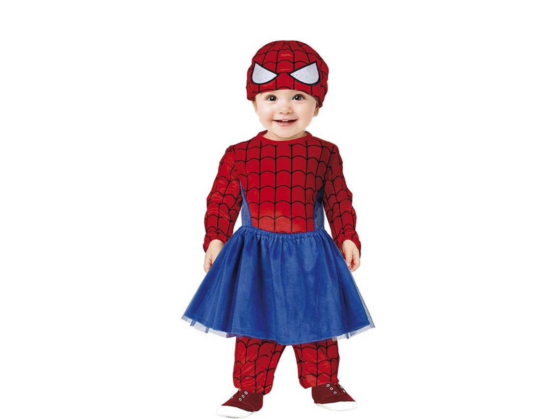 Fantasia de heroína aranha para bebê