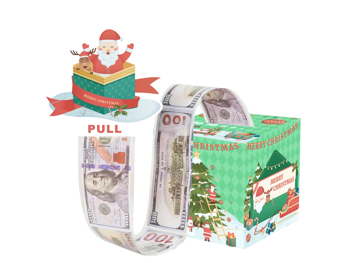 Caixa De Presente Cofrinho Surpresa De Natal Caixa De Sorteio Para Festa Com Dinheiro Escondido36papai Noel Esmeralda 03 Aquaforge