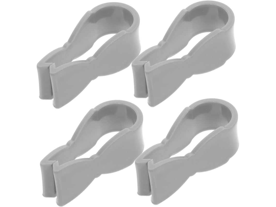 Alfinetes de roupa multiuso Wakauto, 4 peças, plástico, para banheiro e cozinha