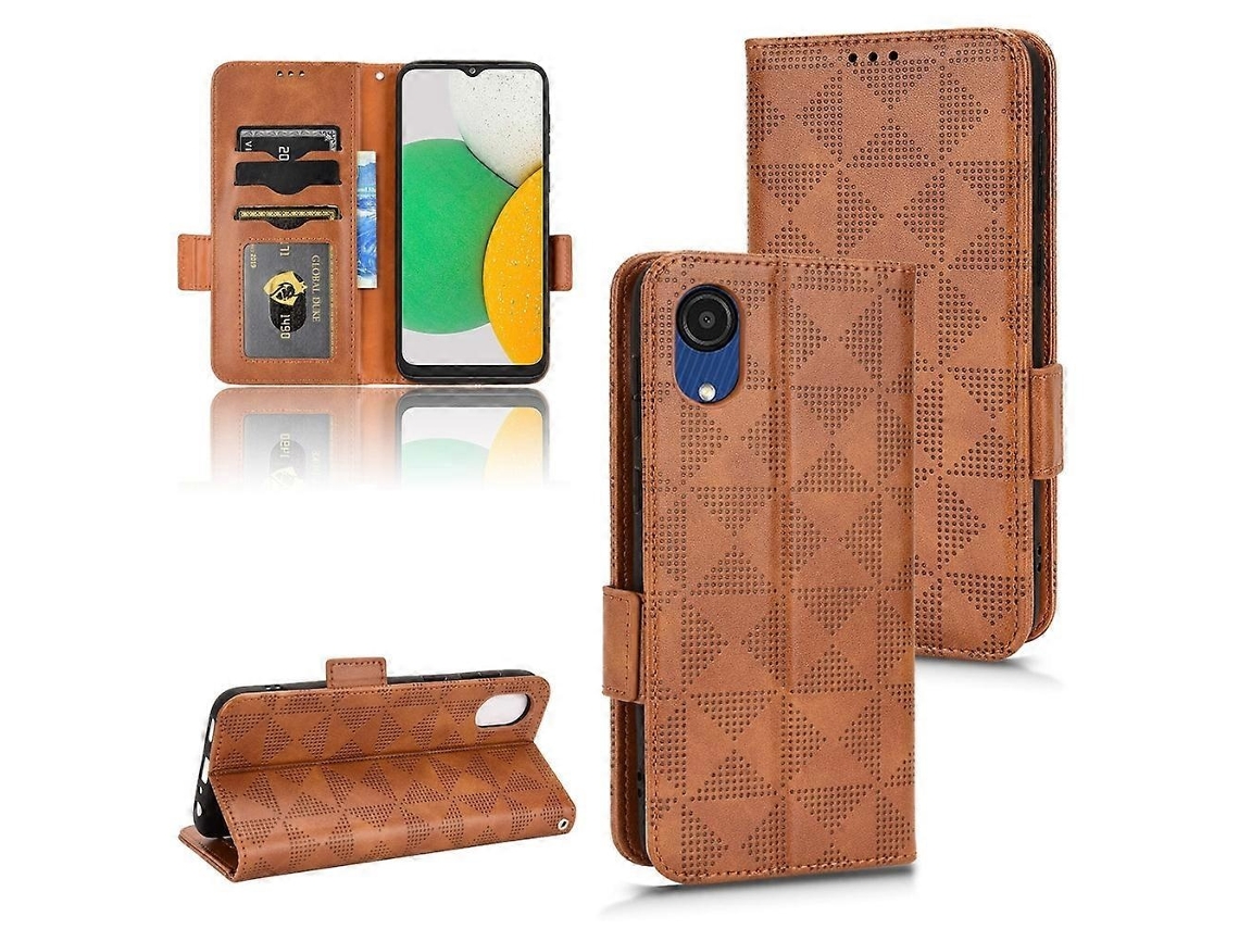 Capa Couro Para Samsung Galaxy A03, Elysve