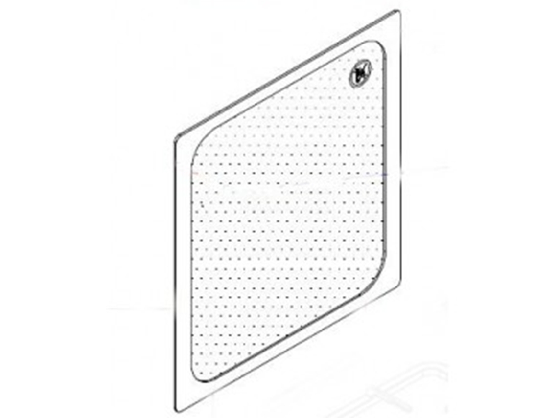 Glass-top- 60x60-black Ground Para Fogão Becken 91523