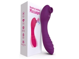 Massageador De Silicone Portátil 3 Em 1 10 Frequências De Vibração Com Função De Aquecimento Silicone 100 Impermeável Ushion