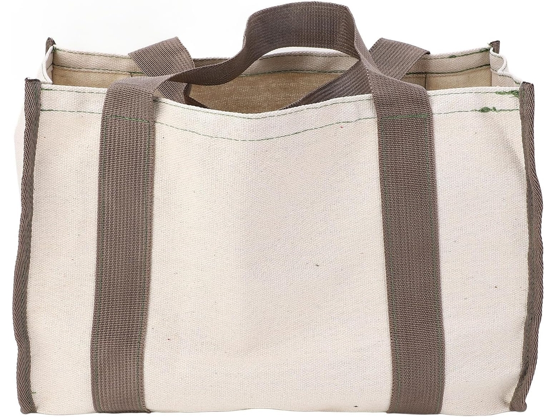 Bolsa de armazenamento de ferramentas portátil Walfront, organizador de ferramentas em lona com abertura longa, bolsa para peixes