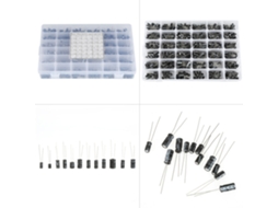 Conjunto De Capacitores Eletrolíticos Laxiscreed Com 36 Especificações E Tensões De 10v A 50v