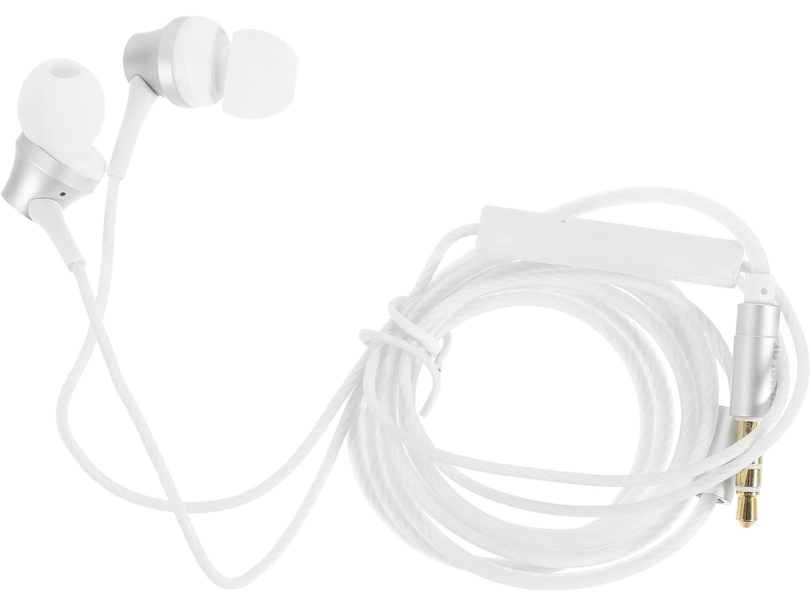 Fones De Ouvido Com Fio 3,5 Mm E Volume Para Laptop Mesa. Ruído Cor