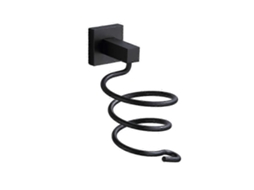 Suporte para Secadora de Cabelo Parede Alumínio GOKOCO (preto)