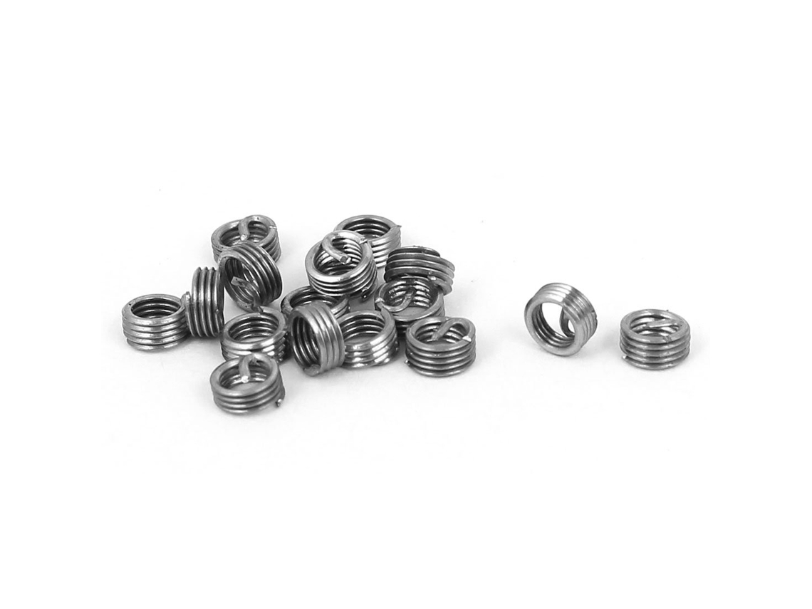 Inserto de Reparo Rosca Fio Livre Tipo Helicoidal M3x0,5x1d, 15 Peças CHABERLU