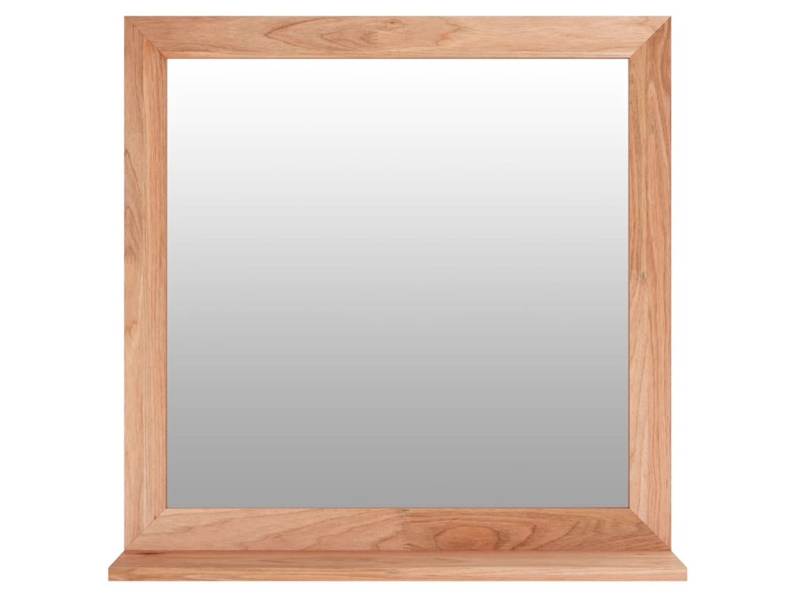Wall Mirror, Wall Mirrors Vidaxl Marrom Madeira