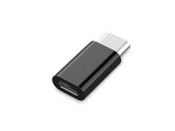 Adaptador Micro Usb Para Usb-c Preto Preto*