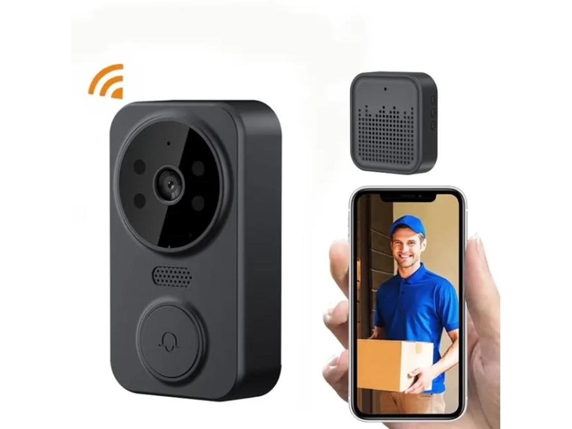 Campainha De Segurança Residencial Sem Fio Tuya Com Vídeo, Interfone E Câmera Wi Fi Brilvibera (br)