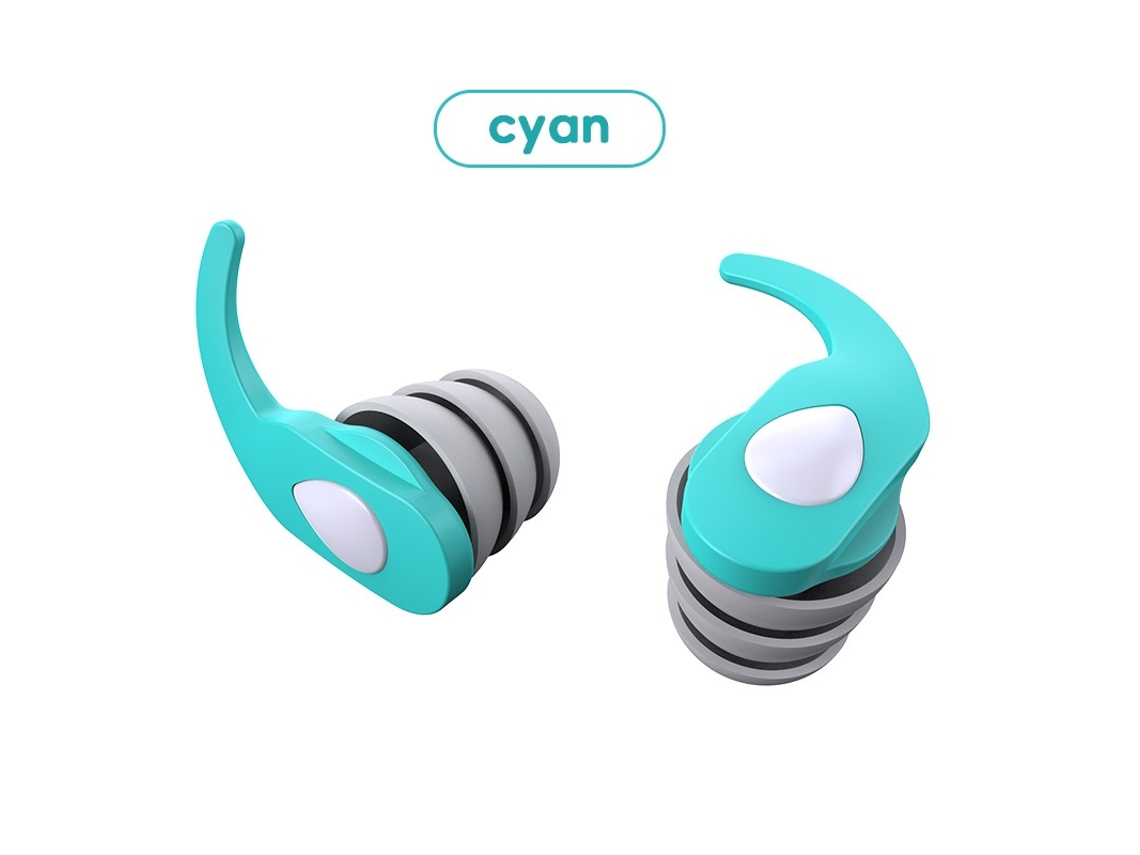 Protetor Auricular Antirruído Elysve, Modelo Es500, Silicone