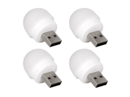 4 Pcs Luz Noite Led Usb Mini Estilosa e Conveniente NEVEANCE