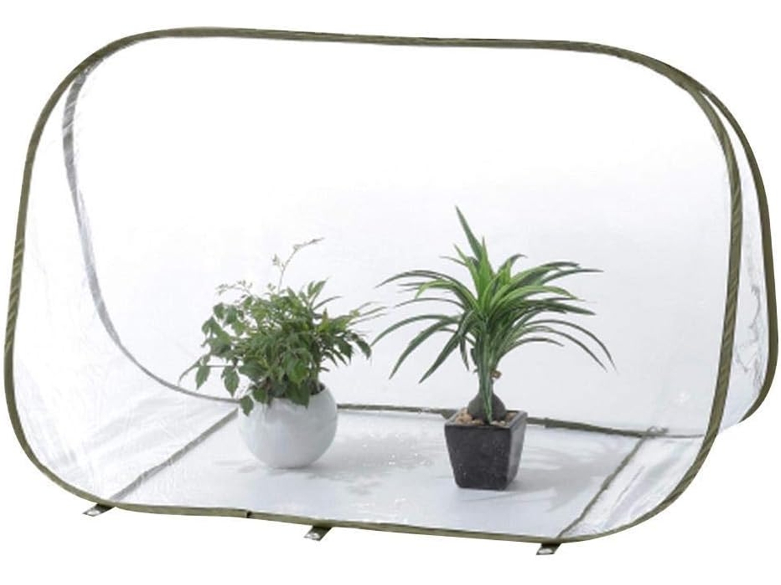KOFIHETY Coberturas Para Plantas Com Proteção Contra Congelamento, Estufa Leve E Portátil, À Prova Dágua E Com Proteção Uv, Design De Janela Transparente Para