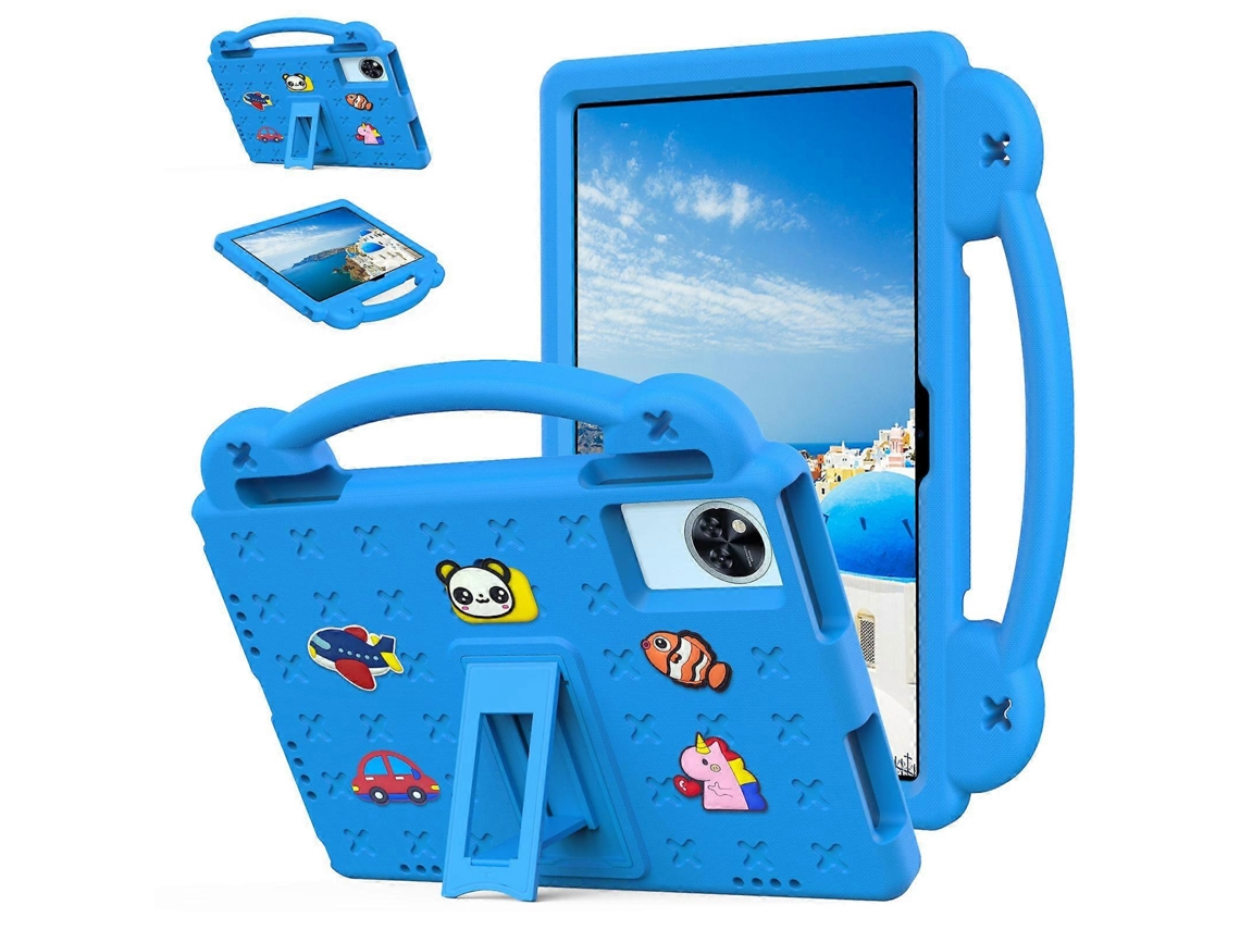 Capa infantil de EVA à prova de choque com suporte e alça para tablet da Webake
