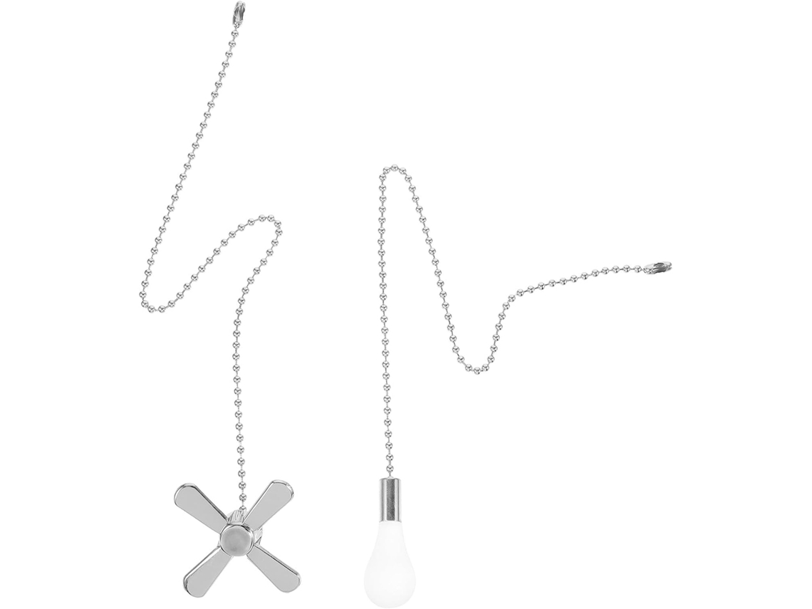 Corrente De Vidro Para Ventilador De Teto, Com Contas Redondas.