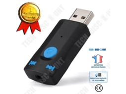 Receptor Bluetooth - Td® - Kit De Áudio Aux - Usb - Universal - Preto