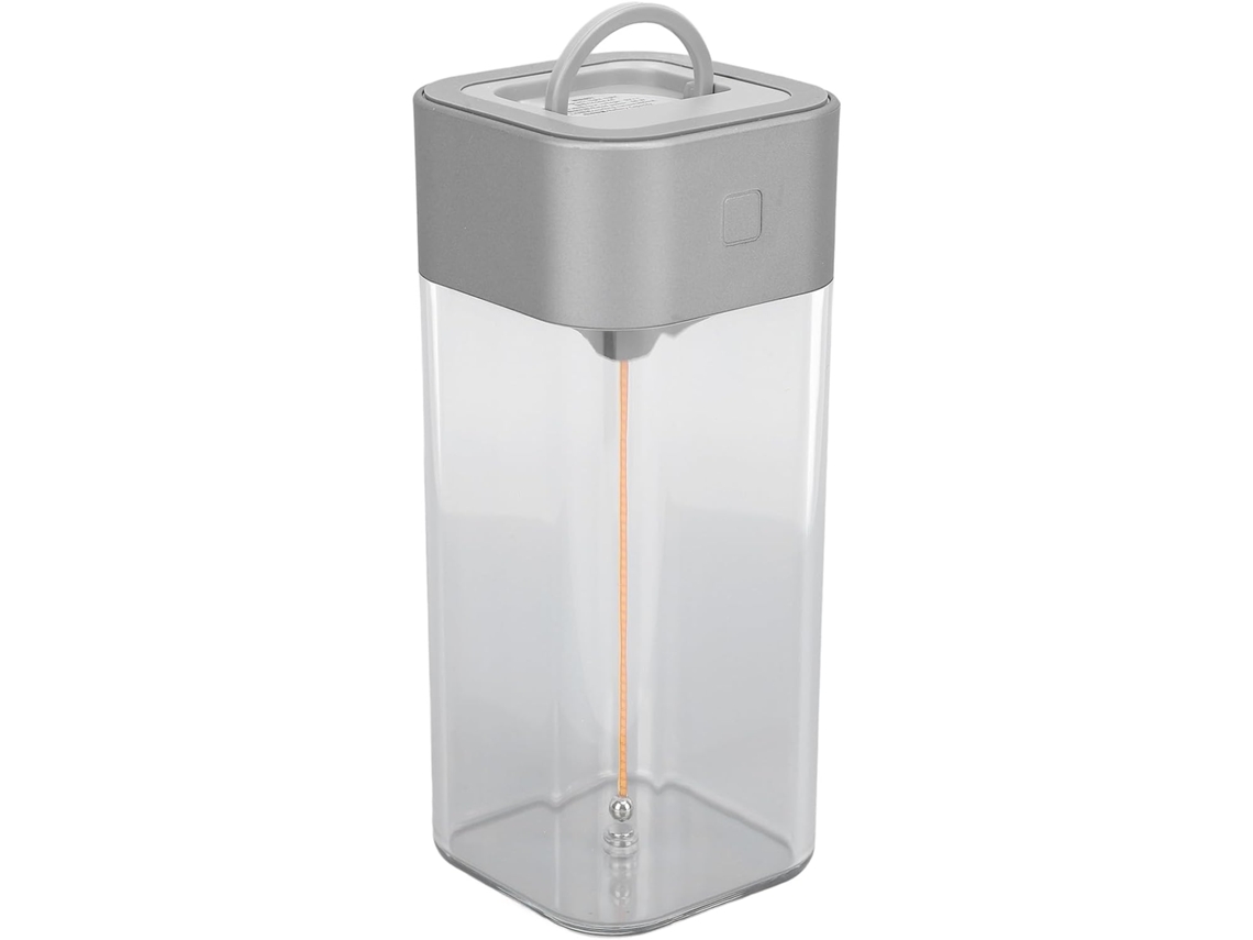Luminária de mesa com braço articulado, filamento magnético, ABS e PC, recarregável via USB, com controle por toque e bateria.