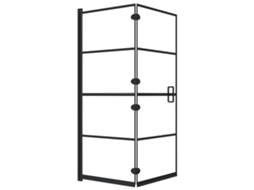 Folding Shower Enclosure, Folding Shower Enclosures Vidaxl Transparente Vidro (120 X 140 Cm)