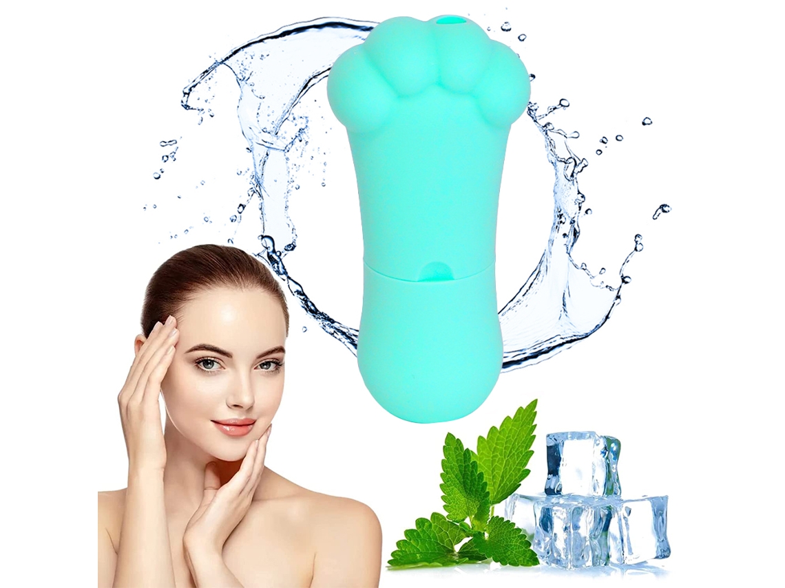 Rolo De Gelo Para O Rosto, Rolo De Cubo Para Rosto, Olhos E Pescoço, Modela E Tensiona A Pele Naturalmente, Massagem Facial Para Alívio De Inchaço