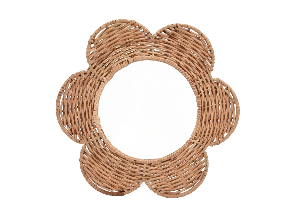 Espelho de parede Baok com design exclusivo e estilo requintado, perfeito para decorar a parede da sala de estar, quarto e banheiro.