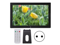 Quadro de Fotos Digital, Tela Led Hd, Interface Usb EOOCOO
