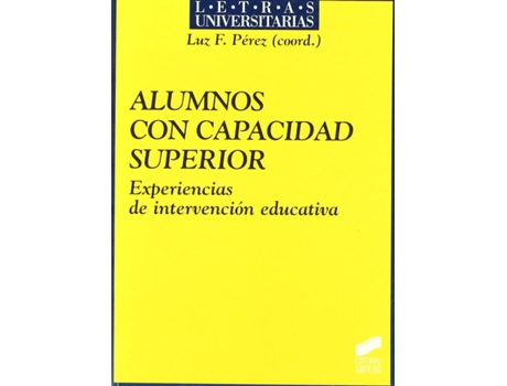Livro Alumnos Con Capacidad Superior de Luz F. Perez (Espanhol)